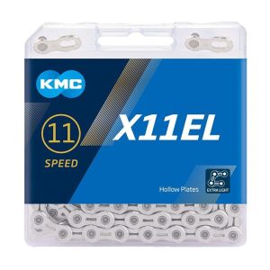 Цепь 5-303535 X11EL 1/2x11/128  11ск. 118 зв, облегченная, для 1/2 x11 speed, серебристая KMC