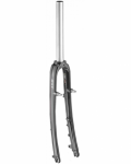 Вилка жесткая RST RF-M7, 26"х28.6, V+D, черная