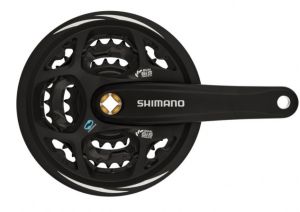 Система SHIMANO ALTUS M311, 170 мм, под квадрат, 42/32/22T, для 8 ск.