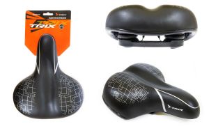 Седло TRIX TX-5552, 250x210 мм, комфортное, с эластомерами