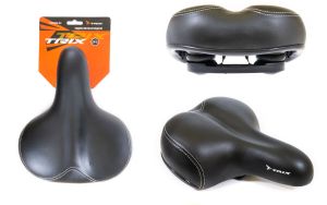 Седло TRIX TX-5222, 255x205 мм, комфортное, с эластомерами