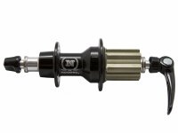 NOVATEC Втулка задняя F292SB, ШОССЕ, 24Н, с эксцентриком, алюминий, чёрная !Для кассеты Campagnolo!