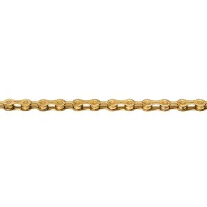 Цепь 5-303534 X11EL Ti-N 1/2x11/128 11ск. 118 зв, EL-extra light, золотистая KMC