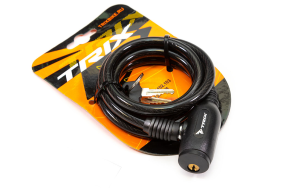 Велозамок TRIX GK-102.103, трос, 8х1200мм
