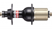 Втулка задняя NOVATEC F172SB-11S, 32H, алюминиевый барабан под SHIMANO 9.10.11S, 4 промподшипника, O.L.D.: 130мм, ось: алюминиевая 10 x 140мм, с эксце