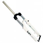 Амортизационная вилка RST Dirt RA, 26"х28.6, 130мм, D, белая
