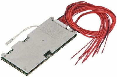 BMS плата 16s 60v 50A для li-ion аккумулятора с балансиром симметричная