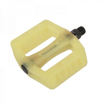 Педали Wellgo 6-14107 композит. материал BMX/Downhill B107UV широк.ось Cr-Mo 320г полупрозр. голубые