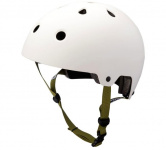 Шлем BMX/FREESTYLE MAHA White 10отв. M 54-58см, белый KALI
