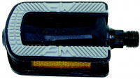 Педали 5-311046 пласт. с отражат. антискольз. детские (50) черные