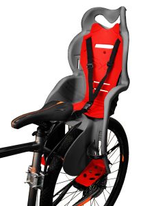 Детское велокресло с креплением на раму HTP 930 Sanbas grey/red, VINCA SPORT