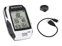 Велокомпьютер SIGMA ROX GPS 7.0 навигация по треку, белый