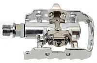 Педали 5-311806 алюм. комбинир. Cr-Mo ось Shimano-совмест. антискольз. серебр.