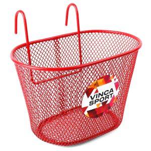 Стальная корзинка на руль Vinca sport P 09 new red