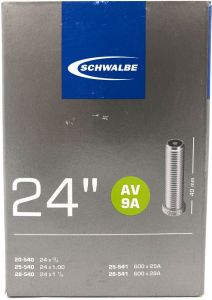 Камера SCHWALBE 24x1.00" 20/28-540 25/28-541 авто AV9A IB AGV 40 мм