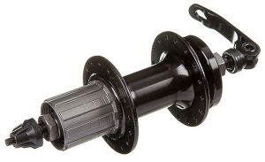 Втулка задняя (32H/QR/disk/135mm), промподшип., черная