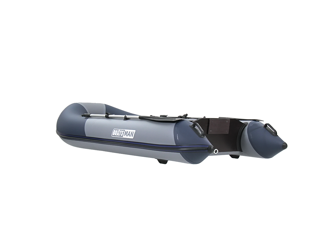 Надувная лодка BOATSMAN BT280 цвет серо-синий