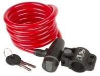 Замок велосипедный противоугонный S 10.18 красный M-WAVE