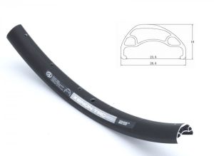 Обод 29'' AUTHOR ACO Xenon TRC OS 622х28,6/23,6х18 мм, 32 отв, F/V, черный