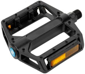 Педали FSD-HX639, ось 9/16, алюминиевые чёрные