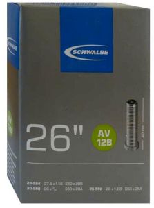 Камера SCHWALBE 26-27.5" 20/28-584/590 авто AV12B IB AGV 40 мм