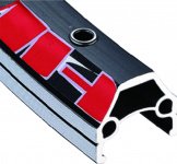 Обод 26" двойн. инд. изн. (559х25/19х21мм 36отв.) черный A-M4 SHINING