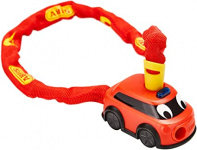 Велозамок ABUS цепь 4мм, ключ, "Пожарная машина" Fire Department 1510/60см, 280гр, красный