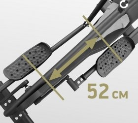 Эллиптический тренажер BRONZE GYM Pro Glider 2