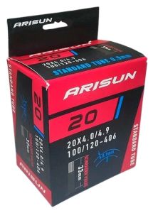 Камера ARISUN 20"x4.00/4.90 (100/120-406), вело 33мм для фэтбайка