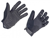 Перчатки 8-7131250 длин. пальцы Men Single T р-р XL облегч. дыш. гель/лайкра/кожа черно-серые AUTHOR