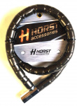 Велозамок 09-100257 22х1200мм на ключе черный HORST