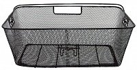Корзина задняя увелич. р-р сталь на багажник с ручкой черная M-WAVE