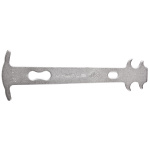 Калибр для цепи механический индикатор 0,75/1% износа серебристый, в индивидуальной упаковке 5-880446