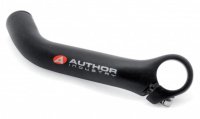 Рога AUTHOR алюм. сред. длины ABE-30N Blk слабоизогнутые (40) черные 8-33150020