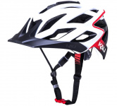 Шлем KALI ENDURO/MTB LUNATI Mat Wht/Red 25отв. 52-58см с крепл. камеры,бело-красный мат. 02-21118116