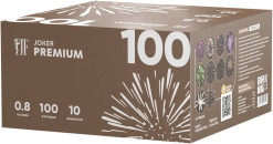 Батарея салютов Premuim, 100 залпов, JFPr C20-100