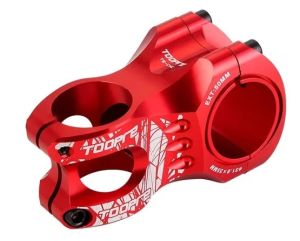 Вынос TOOPRE алюм., для безрезьб.вилки 28.6, под руль 31,8мм, 50мм , угол 0° красный