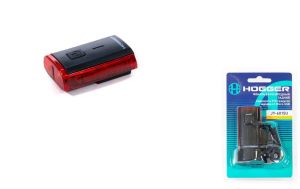 Фонарь HOGGER задний, 3 диод,13 режима, крепеж на подседельный штырь