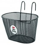 Корзина детская 25х15х14,5см сталь универс. крепл. на руль/багаж. (60) черная