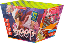 Батарея салютов Веер (V), 36 залпов, JF C30-36V/01
