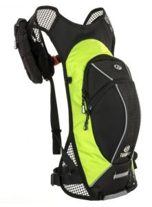 Рюкзак спортивный AUTHOR TURBO X8, 6 л, черно-зеленый
