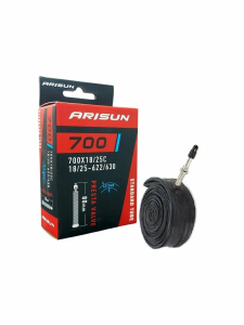 Камера ARISUN SUPERLITE 700x18/25C (18/25-622/630) FV 80мм бутиловая 0.65мм