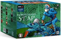 Батарея салютов ZEERGO Новогодний Угар, 100 залпов, Z08163