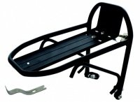 Багажник 5-440454 алюм. перед./зад. до 5кг крепл. к тормозам V-брейк 24-28 алюм.черный