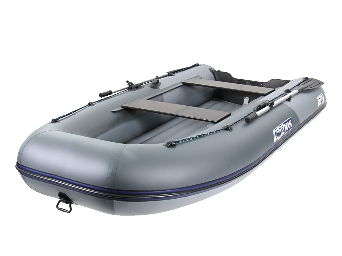 Надувная лодка BOATSMAN BT320A цвет серо-графитовый