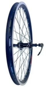 Колесо заднее 20" TRIX дв.фрез.черн.19.4мм 36H V-break Трещ.7ск.эксц.Втулка ал.черн. AV