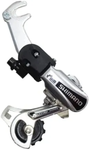 Переключатель задний SHIMANO TOURNEY RD-TY21B 6 ск., крепление на ось, SS, 65 мм (ARDTY21BSSBS)