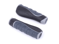 Ручки AUTHOR на руль AGR Ergo 2 130мм Blk резин. эргон.2-х компон.+гель (80) черно-серые  8-33452010 Ручки AUTHOR на руль AGR Ergo 2 130мм Blk резин. эргон.2-х компон.+гель (80) черно-серые  8-33452010