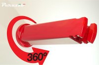 Устройство настенное Peruzzo COOL BIKE RACK для хранения велосипеда, красный