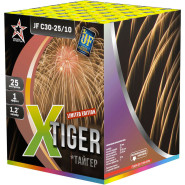Батарея салютов Тигр / X Tiger, 25 залпов, JF C30-25/10